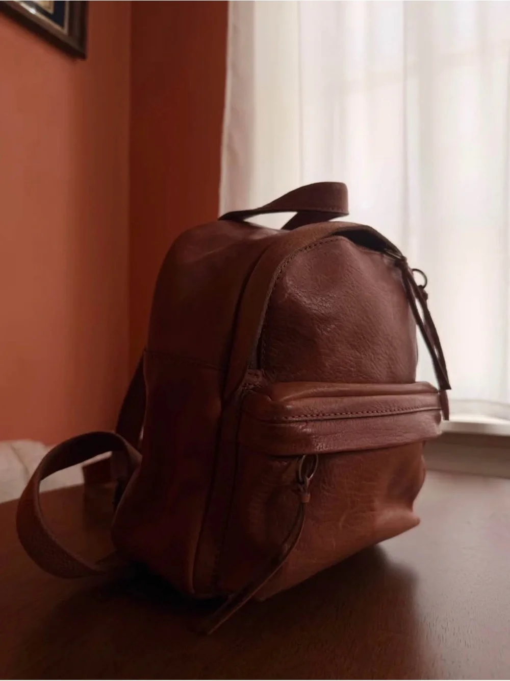 Madewell Lorimer Mini Leather Backpack